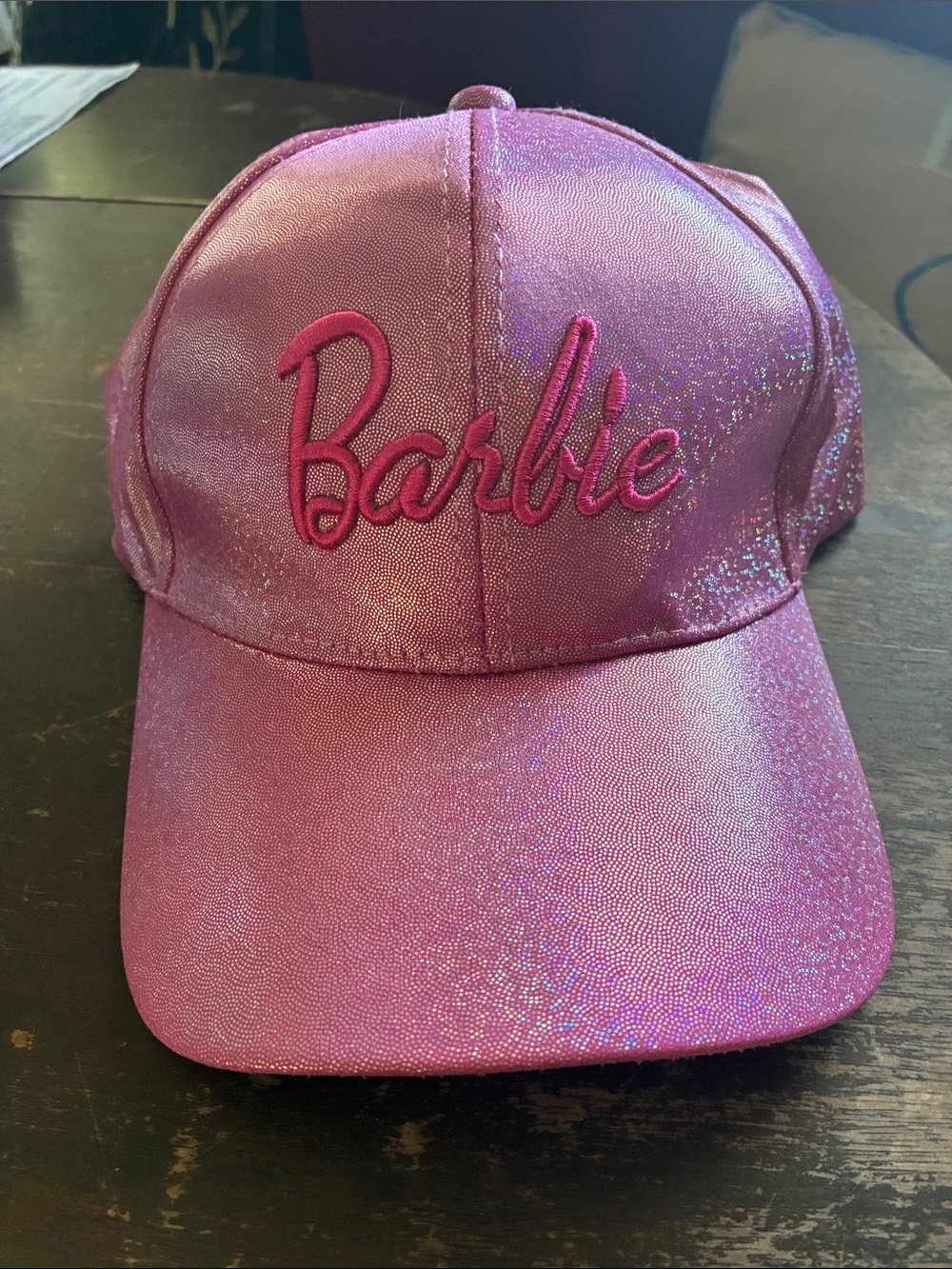 Sparkly Barbie ball cap